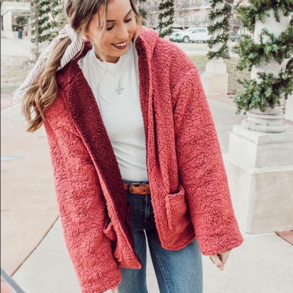 Reversible Teddy Bear Coat - Picture 5 of 5